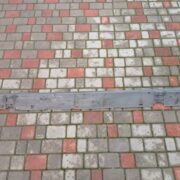 Накладка на порог наружная левая для Opel Astra G